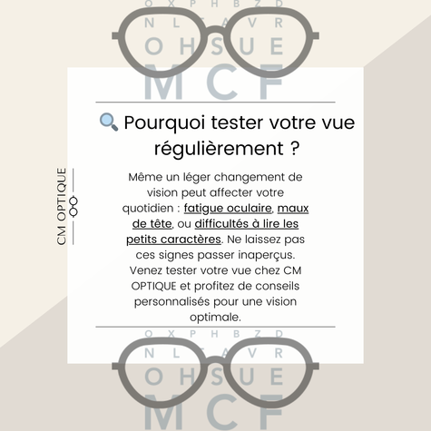 Image actualité Contrôle de la vue