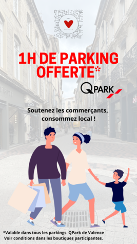 Image actualité 1H de parking offerte !