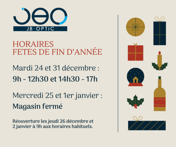 Image actualité Horaires Fêtes de fin d'année