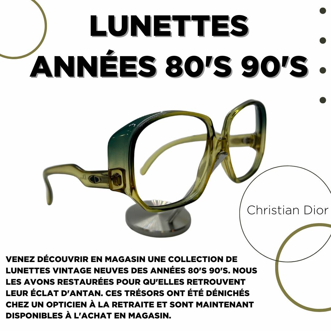 Lunettes vintages des années 80's 90's