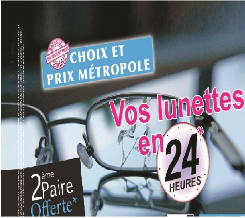 Actualité optique opticien : VOS LUNETTES EN 24H*