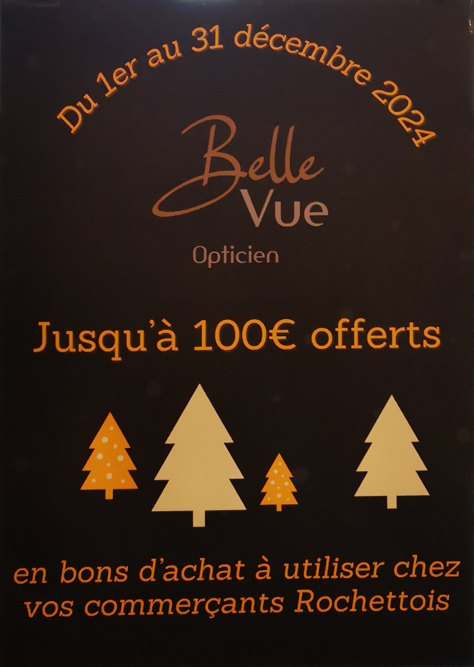 Jusqu'à 100 € offerts en bons d'achat