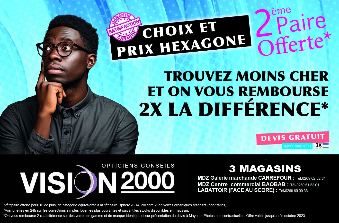 Grand optical 2eme paire offerte hotsell