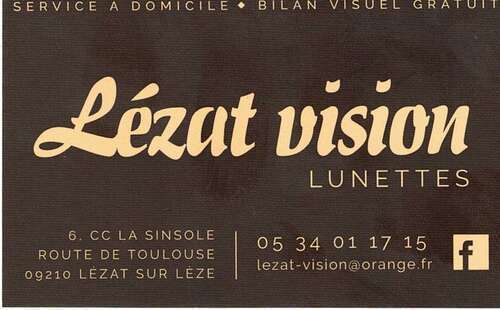 Magasin opticien indépendant SARL LEZAT VISION 09210 LEZAT-SUR-LEZE