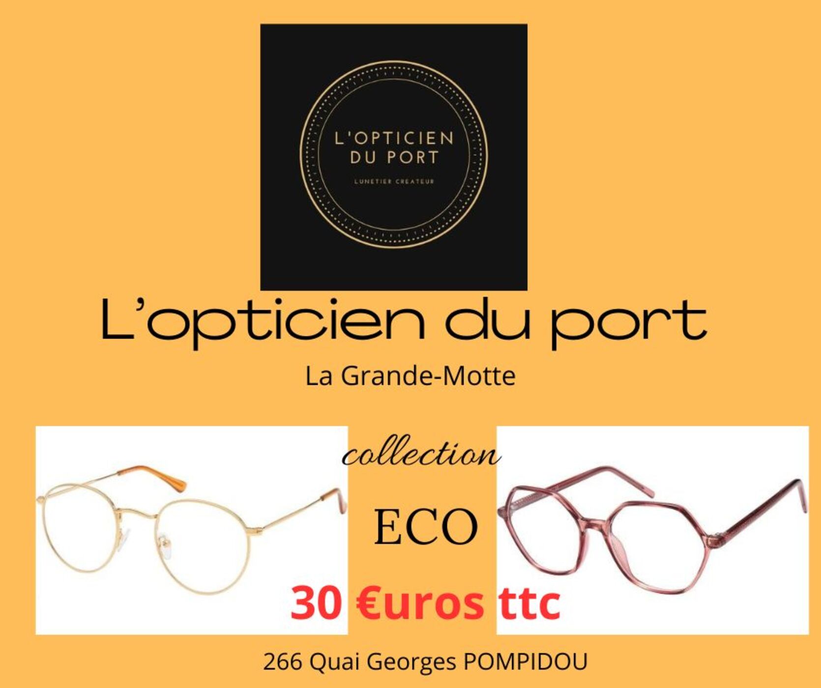 Image principale de l'opticien L'OPTICIEN DU PORT